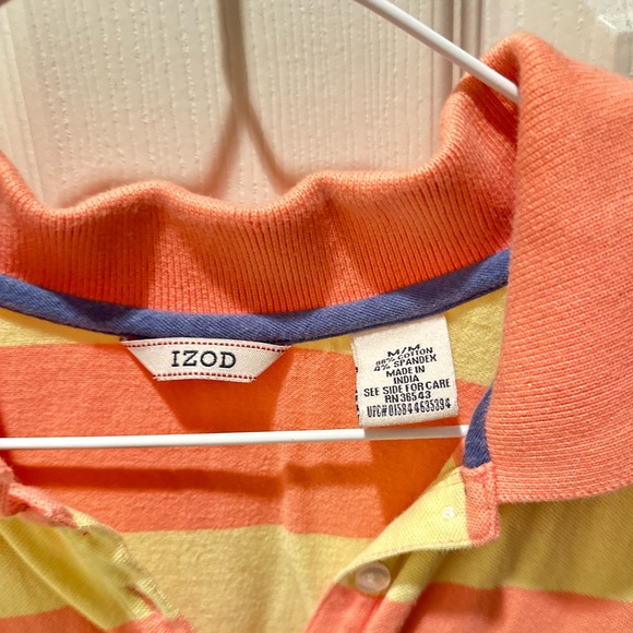 izod striped polo - size medium - Picture 2 of 2